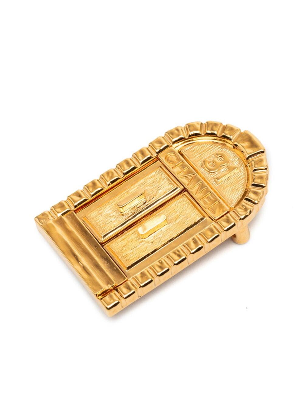 Chanel 31 Le Cambon Door Motif Brooch #256780C13B